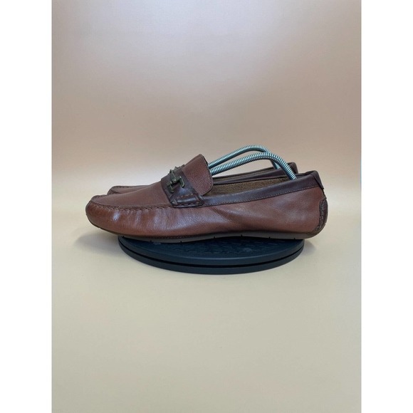 Mens Cole Haan Somerset Link Bit li Leather Loafers Size 10 Brown‌‌‌‌‌‌‌ - Picture 1 of 7